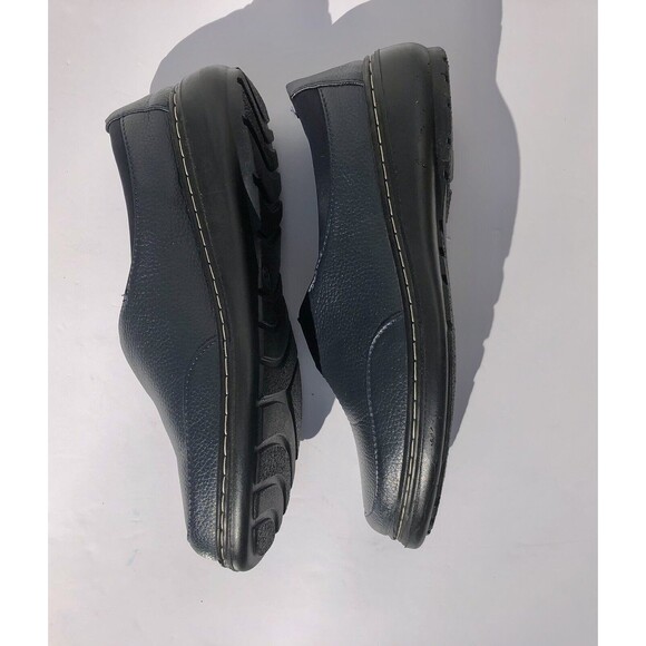 Easy Street Comfort Wove Women's Size 7.5 Navy Blue Clogs Excellent Condition - Picture 3 of 8